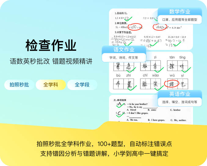 检查作业功能介绍