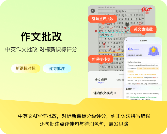 作文批改功能介绍